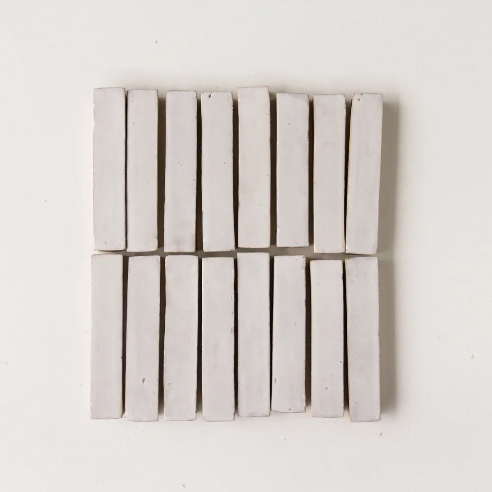 Zellige | 1x6 | Snow | Gloss – Alexander James