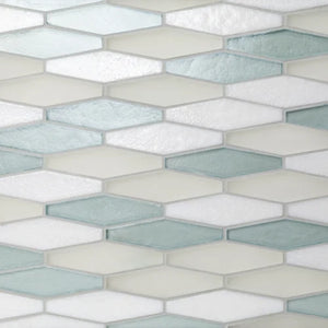 Clean Edge - Interlude | Color: Hydros | Material: Glass | Finish: Blend | Sold By: Case | Square Foot Per Case: 9.37 | Tile Size: 11.125"x12.125"x0.24" | Commercial: No | Residential: Yes | Floor Rated: Yes | Wet Areas: Yes | AJ-23-1603
