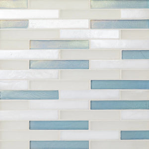 Clean Edge - Vibrato Offset | Color: Stratus | Material: Glass | Finish: Blend | Sold By: Case | Square Foot Per Case: 9.32 | Tile Size: 11.125"x12.063"x0.24" | Commercial: No | Residential: Yes | Floor Rated: Yes | Wet Areas: Yes | AJ-23-1603