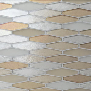 Clean Edge - Interlude | Color: Champagne | Material: Glass | Finish: Blend | Sold By: Case | Square Foot Per Case: 9.37 | Tile Size: 11.125"x12.125"x0.24" | Commercial: No | Residential: Yes | Floor Rated: Yes | Wet Areas: Yes | AJ-23-1603