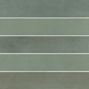 Dion | Color: Sage | Material: Porcelain | Finish: Matte | Sold By: SQFT | Tile Size: 2.5"x12"x0.375" | Commercial: Yes | Residential: Yes | Floor Rated: Yes | Wet Areas: Yes | AJ-23-205