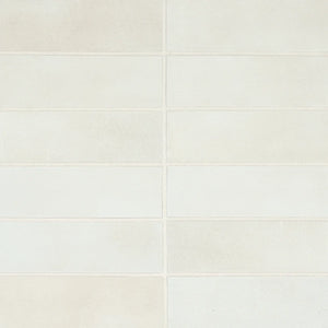 Dion | Color: White | Material: Porcelain | Finish: Matte | Sold By: SQFT | Tile Size: 2"x6"x0.375" | Commercial: Yes | Residential: Yes | Floor Rated: Yes | Wet Areas: Yes | AJ-23-205