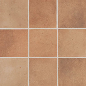 Dion | Color: Cotto | Material: Porcelain | Finish: Matte | Sold By: SQFT | Tile Size: 4"x4"x0.375" | Commercial: Yes | Residential: Yes | Floor Rated: Yes | Wet Areas: Yes | AJ-23-205