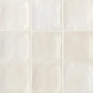 Dion | Color: White | Material: Porcelain | Finish: Gloss | Sold By: SQFT | Tile Size: 4"x4"x0.375" | Commercial: Yes | Residential: Yes | Floor Rated: Yes | Wet Areas: Yes | AJ-23-205