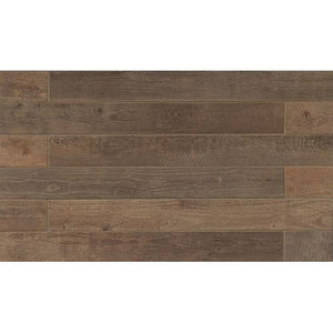 Lake House | Color: Noce | Material: Porcelain | Finish: Honed | Sold By: Case | Square Foot Per Case: 10.76 | Tile Size: 4"x40"x0.375" | Commercial: Yes | Residential: Yes | Floor Rated: Yes | Wet Areas: Yes | AJ-23-205