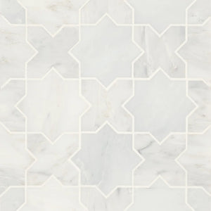 Rembrandt | Mosaic | Color: Creme | Material: Marble | Finish: Honed | Sold By: SQFT | Tile Size: 12.125"x12.125"x0.375" | Commercial: Yes | Residential: Yes | Floor Rated: Yes | Wet Areas: Yes | AJ-23-205