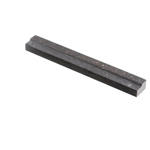 Noir Sully | Chair Rail | Color: Charcoal Grey | Material: Limestone | Material: Limestone | Finish: Honed | Sold By: Piece | Tile Size: 1.625"x12"x0.75" | Commercial: Yes | Residential: Yes | Floor Rated: Yes | Wet Areas: Yes | AJ-23-0809