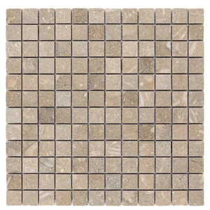 Pistache (Seagrass) | 7/8x7/8 Mosaic | Color: Green | Material: Limestone | Finish: Honed | Sold By: SQFT | Tile Size: 12"x12"x0.375" | Commercial: Yes | Residential: Yes | Floor Rated: Yes | Wet Areas: Yes | AJ-23-0809