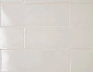 Maldives I 3x9 | Glossy | Light Grey | Material: Ceramic | Finish: Gloss | Sold By: SQFT | Tile Size: 3"x9"x0.375" | Commercial: Yes | Residential: Yes | Floor Rated: No | Wet Areas: No | AJ-23-0205