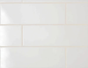 Maldives I 3x9 | Glossy | White | Material: Ceramic | Finish: Gloss | Sold By: SQFT | Tile Size: 3"x9"x0.375" | Commercial: Yes | Residential: Yes | Floor Rated: No | Wet Areas: No | AJ-23-0205