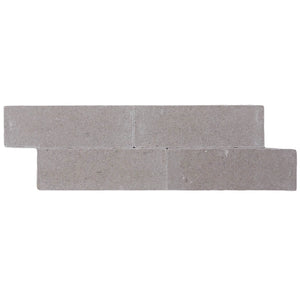 Tao | Color: Light Grey | Material: Limestone | Finish: Tumbled | Sold By: SQFT | Tile Size: 3"x9"x0.375" | Commercial: Yes | Residential: Yes | Floor Rated: Yes | Wet Areas: Yes | AJ-23-0809