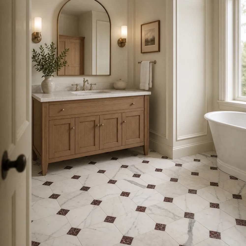 Is Marble Tile Good for Bathroom Floors