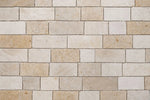 Burgundy Blend  | Assorted Sizes | Beige | Tumbled