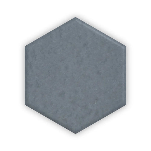 Steel 4” Hexagon | Color: Grey | Material: Porcelain | Finish: Matte | Sold By: SQFT | Tile Size: 4"x4"x0.313" | Commercial: No | Residential: Yes | Floor Rated: Yes | Wet Areas: Yes | AJ-23-1301