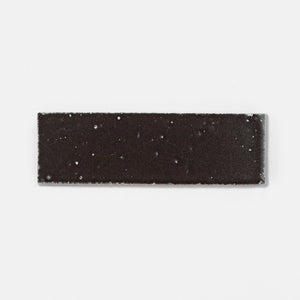 Handcraft Glazed Brick Midnight | Color: Black | Material: Thin Brick | Finish: Matte | Sold By: SQFT | Tile Size: 2.5"x8"x0.5" | Commercial: Yes | Residential: Yes | Floor Rated: Yes | Wet Areas: Yes | AJ-23-1301