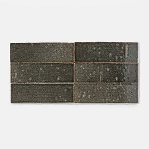 Handcraft Glazed Brick Juniper | Color: Green | Material: Thin Brick | Finish: Gloss | Sold By: SQFT | Tile Size: 2.5"x8"x0.5" | Commercial: No | Residential: Yes | Floor Rated: Yes | Wet Areas: Yes | AJ-23-1301
