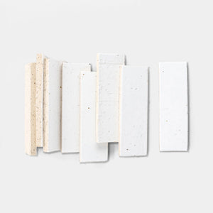 Handcraft Glazed Brick Arctic White | Color: White | Material: Thin Brick | Finish: Matte | Sold By: SQFT | Tile Size: 2.5"x8"x0.5" | Commercial: No | Residential: Yes | Floor Rated: Yes | Wet Areas: Yes | AJ-23-1301