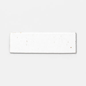 Handcraft Glazed Brick Arctic White | Color: White | Material: Thin Brick | Finish: Matte | Sold By: SQFT | Tile Size: 2.5"x8"x0.5" | Commercial: No | Residential: Yes | Floor Rated: Yes | Wet Areas: Yes | AJ-23-1301