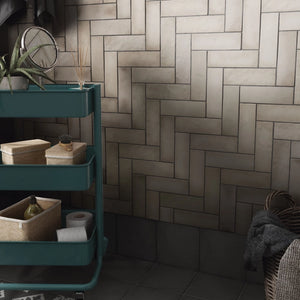 Artisan | Color: Sand | Material: Ceramic | Finish: Matte | Sold By: Case | Square Foot Per Case: 5.38 | Tile Size: 2.5"x8"x0.375" | Commercial: No | Residential: Yes | Floor Rated: No | Wet Areas: Yes | AJ-23-