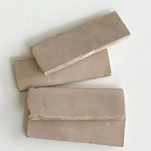 Zellige | Color: Latte | Material: Ceramic | Finish: Gloss | Sold By: Case | Square Foot Per Case: 5.38 | Tile Size: 2"x6"x0.394" | Commercial: Yes | Residential: Yes | Floor Rated: Yes | Wet Areas: Yes | AJ-23-3337-EZR1550-05
