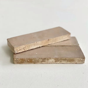 Zellige | Color: Latte | Material: Ceramic | Finish: Gloss | Sold By: Case | Square Foot Per Case: 5.38 | Tile Size: 2"x6"x0.394" | Commercial: Yes | Residential: Yes | Floor Rated: Yes | Wet Areas: Yes | AJ-23-3337-EZR1550-05