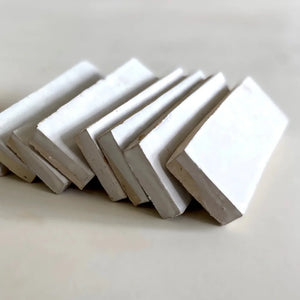 Zellige | Color: Snow | Material: Ceramic | Finish: Gloss | Sold By: Case | Square Foot Per Case: 5.38 | Tile Size: 2"x6"x0.394" | Commercial: Yes | Residential: Yes | Floor Rated: Yes | Wet Areas: Yes | AJ-23-3337-EZR1550-01