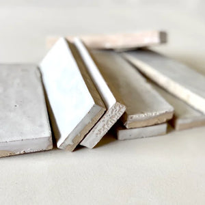 Zellige | Color: Snow | Material: Ceramic | Finish: Gloss | Sold By: Case | Square Foot Per Case: 5.38 | Tile Size: 2"x6"x0.394" | Commercial: Yes | Residential: Yes | Floor Rated: Yes | Wet Areas: Yes | AJ-23-3337-EZR1550-01