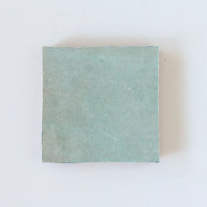 Zellige | Color: Moss | Material: Ceramic | Finish: Gloss | Sold By: Case | Square Foot Per Case: 10.76 | Tile Size: 4"x4"x0.787" | Commercial: Yes | Residential: Yes | Floor Rated: Yes | Wet Areas: Yes | AJ-23-3337