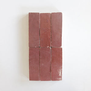 Zellige | 2x6 | Rust | Gloss