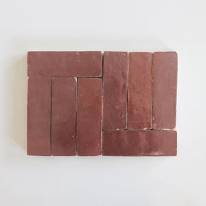 Zellige | 2x6 | Rust | Gloss