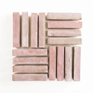 Zellige | 1x6 | Moroccan Pink | Gloss