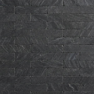 Moroccan Black Marble | Color: Black | Material: Marble | Finish: Matte | Sold By: Case | Square Foot Per Case: 5.38 | Tile Size: 2"x8"x0.591" | Usage: Commercial: Yes | Residential: Yes | Floor Rated: Yes | Wet Areas: Yes