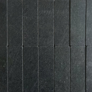 Moroccan Black Marble | Color: Black | Material: Marble | Finish: Matte | Sold By: Case | Square Foot Per Case: 5.38 | Tile Size: 2"x8"x0.591" | Usage: Commercial: Yes | Residential: Yes | Floor Rated: Yes | Wet Areas: Yes