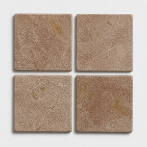 Moroccan Limestone | Color: Pink | Material: Limestone | Finish: Matte | Sold By: Case | Square Foot Per Case: 5.38  | Tile Size: 4"x4"x0.75" | Commercial: Yes | Residential: Yes | Floor Rated: Yes | Wet Areas: Yes | AJ-23-3337-EZRML1010-Atlas