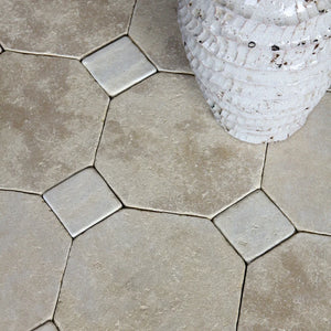 Moroccan Limestone | Octagon | Color: Meknes | Material: Limestone | Finish: Matte | Sold By: Case | Square Foot Per Case: 4.53 | Tile Size: 8"x8"x0.75" | Commercial: Yes | Residential: Yes | Floor Rated: Yes | Wet Areas: Yes | AJ-23-3337-EZRMLOCT-Meknes-34