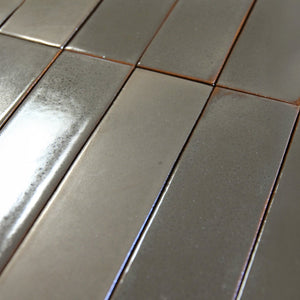 Nusa | Color: Solea, Material: Ceramic, Finish: Gloss, Sold By: Case, Tile Size: 2"x8"x0.59", Commercial: Yes | Residential: Yes | Floor Rated: Yes | Wet Areas: Yes