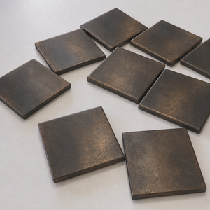 Nusa | Color: Matte Metallic, Material: Ceramic, Finish: Matte, Sold By: Case, Tile Size: 4"x4"x0.59", Commercial: Yes | Residential: Yes | Floor Rated: Yes | Wet Areas: Yes
