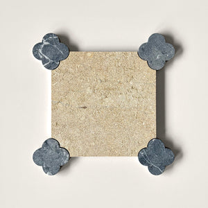 Dunya | 8x8 | Fleur Salem Beige Octagon w/ Taurus Insert | Tumbled | Color: Salem Beige | Material: Stone | Finish: Matte | Sold By: Case | Square Foot Per Case: 5.37 | Includes: 12 Octagons (8"x8") + 12 Taurus Inserts (2.7"x2.7") Per Case | Tile Size: 8"x8"x0.39" | Commercial: Yes | Residential: Yes | Floor Rated: Yes | Wet Areas: Yes