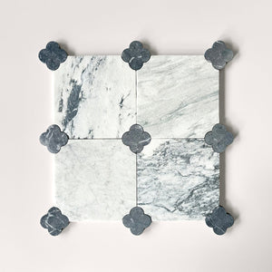 Dunya | 8x8 | Fleur Antique Octagon w/ Taurus Insert | Tumbled | Color: Antique | Material: Stone | Finish: Matte | Sold By: Case | Square Foot Per Case: 5.37 | Includes: 12 Octagons (8"x8") + 12 Taurus Inserts (2.7"x2.7") Per Case | Tile Size: 8"x8"x0.39" | Commercial: Yes | Residential: Yes | Floor Rated: Yes | Wet Areas: Yes