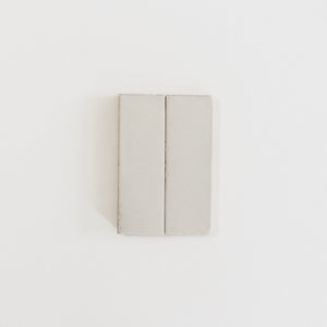 Tierra | Color: Nieve | Material: Ceramic | Finish: Gloss | Sold By: Case | Square Foot Per Case: 5.38 | Tile Size: 2"x6"x0.472" | Commercial: Yes | Residential: Yes | Floor Rated: No | Wet Areas: Yes | AJ-23-3337-EZTIER1505-Nieve