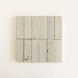 Tierra | Color: Nieve Punto | Material: Ceramic | Finish: Gloss | Sold By: Case | Square Foot Per Case: 5.38 | Tile Size: 2"x6"x0.472" | Commercial: Yes | Residential: Yes | Floor Rated: No | Wet Areas: Yes | AJ-23-3337-EZTIER1505-Nieve Punto