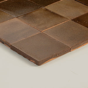 Tierra | Color: Havana | Material: Ceramic | Finish: Gloss | Sold By: Case | Square Foot Per Case: 5.38 | Tile Size: 4"x4"x0.472" | Commercial: Yes | Residential: Yes | Floor Rated: Yes | Wet Areas: Yes | AJ-23-3337-EZRTIER1010-Havana