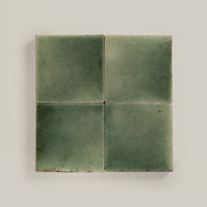 Tierra | Color: Kelp | Material: Ceramic | Finish: Gloss | Sold By: Case | Square Foot Per Case: 5.38 | Tile Size: 4"x4"x0.472" | Commercial: Yes | Residential: Yes | Floor Rated: Yes | Wet Areas: Yes | AJ-23-3337-EZRTIER1010-Kelp