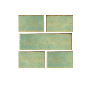 Rustico | 3x8 | Verde Lavado Rustico | Gloss