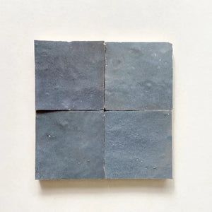 Zellige | Color: Ash Grey | Material: Ceramic | Finish: Gloss | Sold By: Case | Square Foot Per Case: 10.76 | Tile Size: 4"x4"x0.787" | Commercial: Yes | Residential: Yes | Floor Rated: Yes | Wet Areas: Yes | AJ-23-3337-EZR1010-29