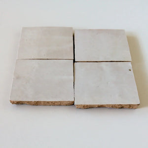 Zellige | Color: Dust | Material: Ceramic | Finish: Gloss | Sold By: Case | Square Foot Per Case: 10.76 | Tile Size: 4"x4"x0.787" | Commercial: Yes | Residential: Yes | Floor Rated: Yes | Wet Areas: Yes | AJ-23-3337-EZR1010-02