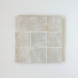 Zellige | Color: Dust | Material: Ceramic | Finish: Gloss | Sold By: Case | Square Foot Per Case: 10.76 | Tile Size: 4"x4"x0.787" | Commercial: Yes | Residential: Yes | Floor Rated: Yes | Wet Areas: Yes | AJ-23-3337-EZR1010-02
