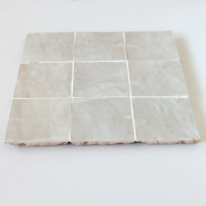 Zellige | Color: Dust | Material: Ceramic | Finish: Gloss | Sold By: Case | Square Foot Per Case: 10.76 | Tile Size: 4"x4"x0.787" | Commercial: Yes | Residential: Yes | Floor Rated: Yes | Wet Areas: Yes | AJ-23-3337-EZR1010-02