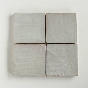 Zellige | Color: Ash Grey | Material: Ceramic | Finish: Gloss | Sold By: Case | Square Foot Per Case: 10.76 | Tile Size: 4"x4"x0.787" | Commercial: Yes | Residential: Yes | Floor Rated: Yes | Wet Areas: Yes | AJ-23-3337-EZR1010-29