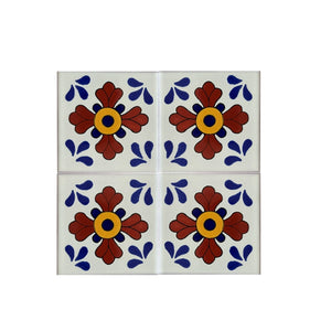 Talavera | 6x6 | Amapola | Gloss